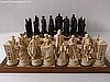 American War of Independence Plain Theme Chess Set